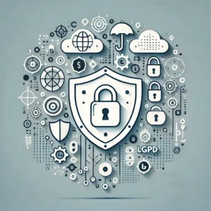 representação da proteção de dados e privacidade